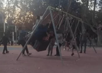 Denuncian vandalismo en los juegos inclusivos del Parque de Mayo
