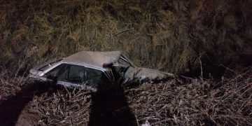 Despertó en el horror: conductor sanjuanino volcó tras quedarse dormido