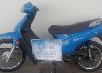 Secuestraron una moto robada en febrero y detuvieron al conductor