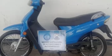 Secuestraron una moto robada en febrero y detuvieron al conductor