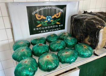 Más de un kilo de cocaína y 12 kilos de hojas de coca fueron decomisados en San Juan