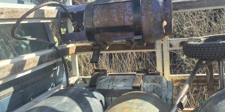 Adaptó su camioneta con garrafas como si fueran tubos de GNC y fue detenido