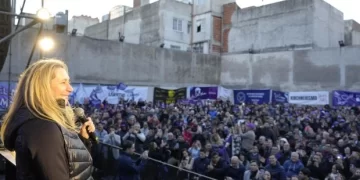 Karina Milei reapareció en un acto: “Vinimos para que no nos roben más”