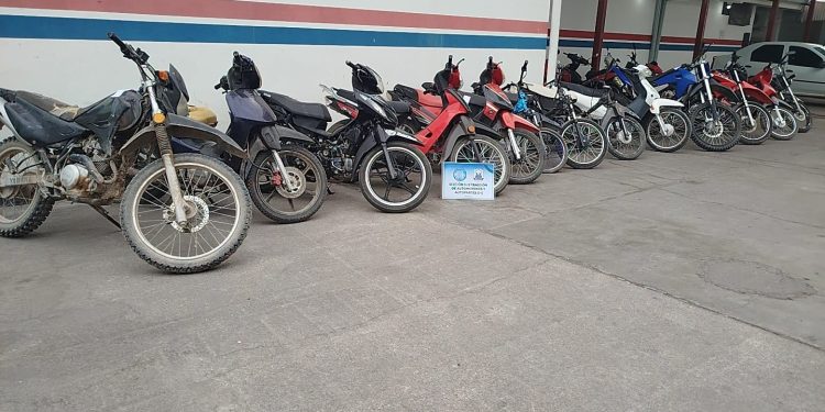 Megaoperativo en Sarmiento: recuperan motos robadas en el Gran San Juan