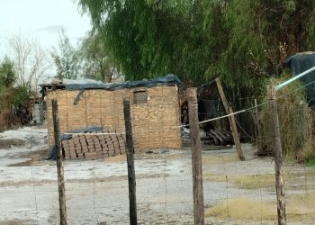 Fuertes lluvias en 25 de Mayo dejaron una familia evacuada en La Chimbera