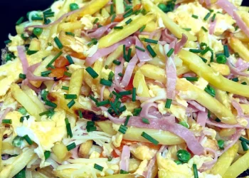 Receta: cómo cocinar el famoso “revuelto gramajo”, fácil y saludable