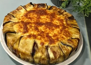 Cómo hacer una tarta de berenjena sin gluten, simple y saludable