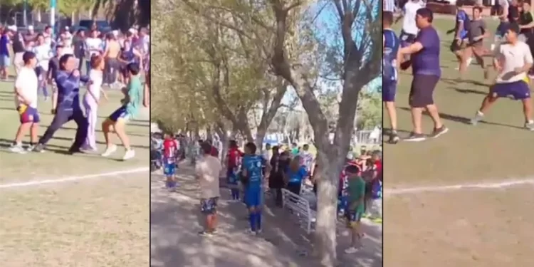 Violento enfrentamiento en un torneo amateur en Pocito