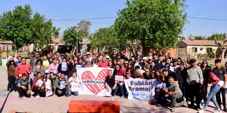 Con cercanía y compromiso, Gramajo busca llevar la voz de Chimbas al Congreso