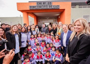 Marcelo Orrego inauguró una nueva escuela de Nivel Inicial en San Juan