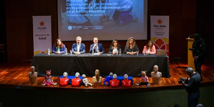 Habrá capacitación de RCP en las escuelas secundarias de San Juan