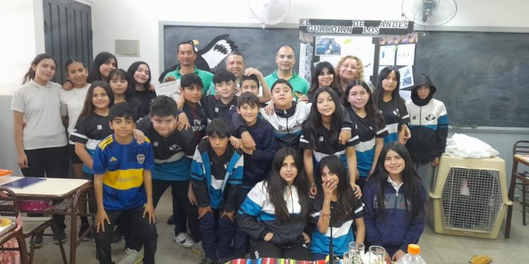 Caucete: la Policía Ecológica brindó una jornada de educación ambiental en la escuela Mariano Lannelli