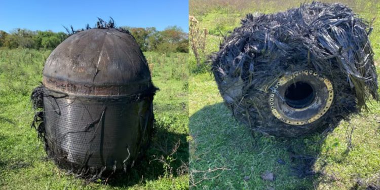 Cayó un extraño objeto peludo en un campo de Chaco y nadie sabe qué es