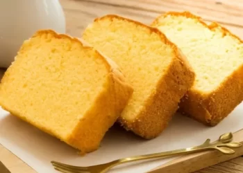 Delicioso budín de vainilla sin harina ni manteca