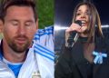 Euge Quevedo cantó el Himno y a Messi se le cayeron unas lágrimas