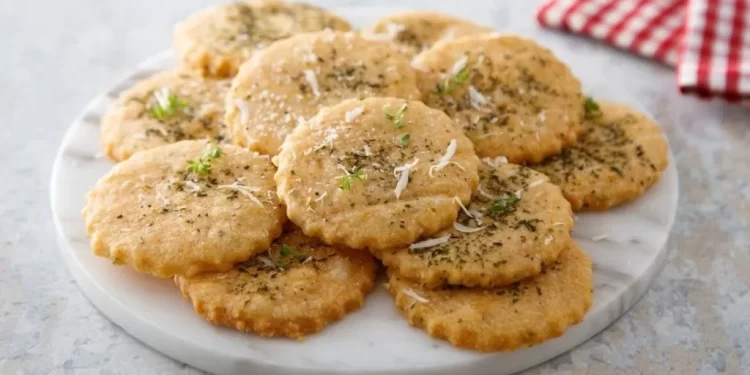 Cómo hacer galletitas de queso y orégano