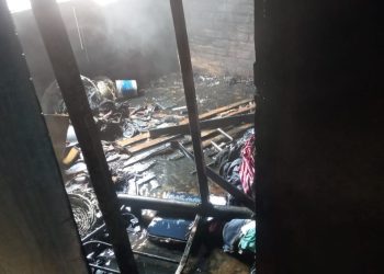 Una estufa eléctrica provocó un incendio en 25 de Mayo y la dueña quedó sin nada