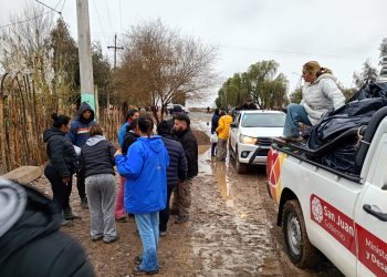 Temporal en San Juan: colchones, frazadas y alimentos para miles de familias afectadas