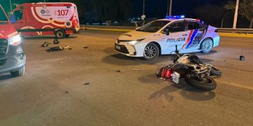 Tragedia: un joven murió tras chocar contra un móvil policial