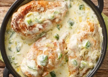 Delicioso pollo a la crema