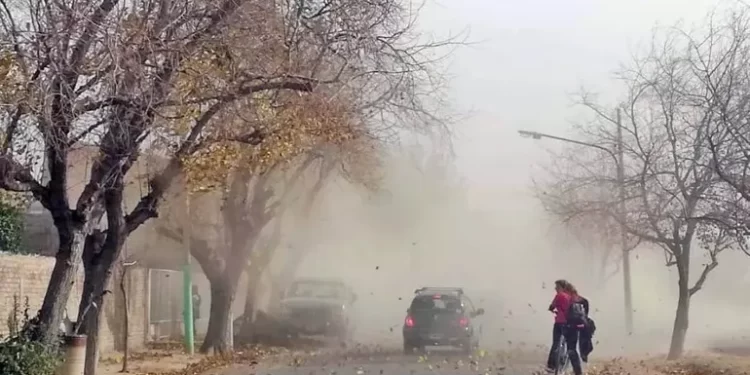 Alerta amarilla por fuertes vientos en San Juan: esperan ráfagas de hasta 80 km/h