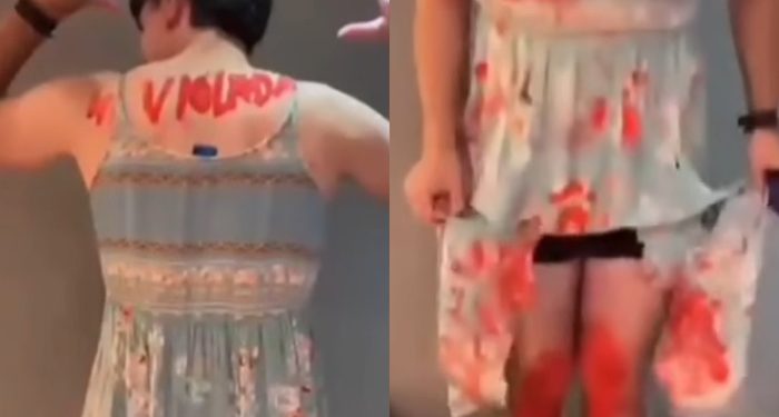 Un alumno usó un disfraz que emulaba a una mujer violada en el viaje de egresados