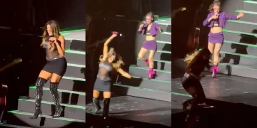Catherine Fulop tendrá que ser operada luego de la caída en el show de Erreway