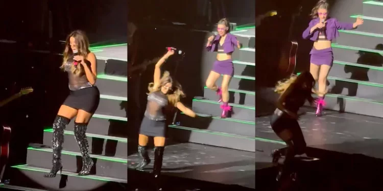 Catherine Fulop tendrá que ser operada luego de la caída en el show de Erreway