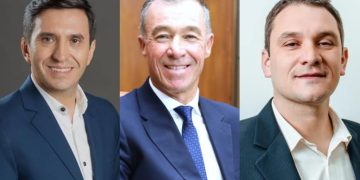 Cristian Andino, Fabián Martín y Abel Chiconi fueron electos diputados nacionales