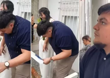 Un casamiento terminó mal: al novio le entró un grano de arroz en el oído y terminó en la guardia