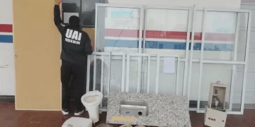 Cayeron los saqueadores de Albardón: la Policía recuperó hasta un inodoro robado