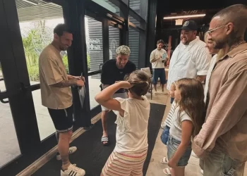Darío Barassi cumplió un sueño: conoció a Messi y De Paul en Miami y desbordó emoción en redes