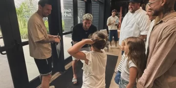 Darío Barassi cumplió un sueño: conoció a Messi y De Paul en Miami y desbordó emoción en redes
