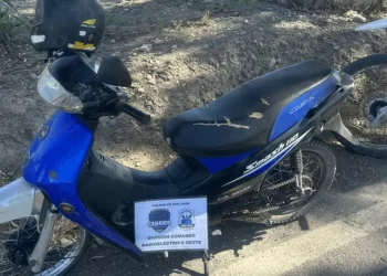 La policía recuperó una moto robada