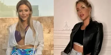 Wanda Nara y Evangelina Anderson volvieron a unirse en una actividad con sus hijas