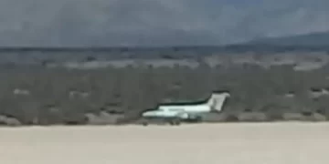 Piden aclarar quién autorizó el aterrizaje en la Pampa del Leoncito