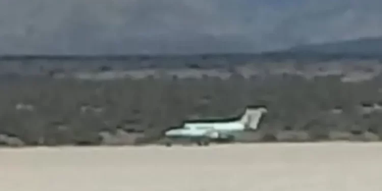 Piden aclarar quién autorizó el aterrizaje en la Pampa del Leoncito