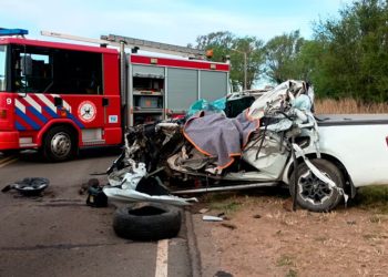 Tragedia: murió un hombre de 74 años al chocar en su camioneta