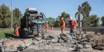Corte parcial en la Avenida de Circunvalación por trabajos de mantenimiento