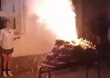 Explosión en una escuela: una niña está grave y una mujer tuvo que ser operada