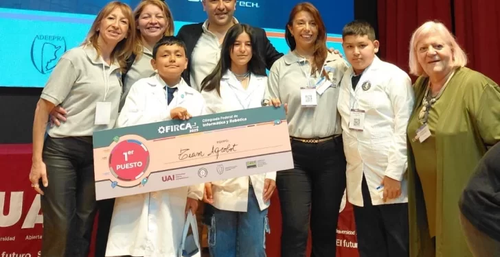 Una escuela rural de Caucete ganó las Olimpíadas Nacionales de Robótica
