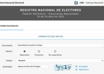 Elecciones 2025: consultá el padrón y confirmá cuál es tu mesa y escuela de voto