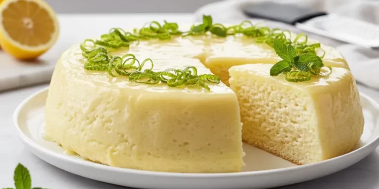 Cómo hacer una irresistible torta nube de limón