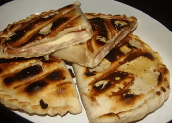 Receta de tortilla rellena a la parrilla