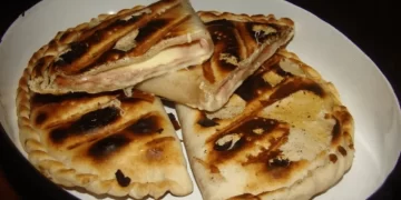 Receta de tortilla rellena a la parrilla