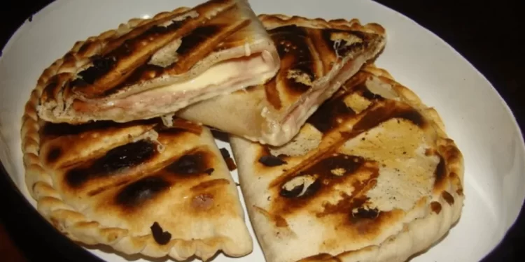 Receta de tortilla rellena a la parrilla