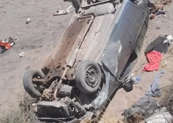 Conductor chaqueño volcó en Valle Fértil y sufrió lesiones