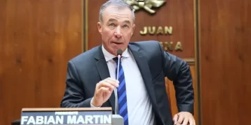 Orrego ratificó a Fabián Martín en la Vicegobernación
