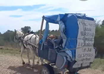 Jubilado cordobés llegó a la Difunta Correa en carro tras recorrer más de 600 km