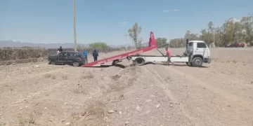 Una automovilista está en estado crítico tras un fuerte choque en Ruta 150